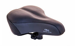 Сідло з пружинами GRAND STAR GS-809-B11D з замком чорний ORIGINAL