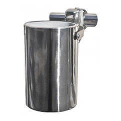 Підсклянник в човен леєрне кріплення нержавіюча сталь Osculati для стаканів і банок з кнопкою викидання 120 мм довжина 67 мм