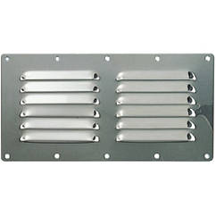Вентиляційна решітка для човна катера та яхти Osculati 118x232 мм з нержавіючої сталі дзеркальне полірування Італія