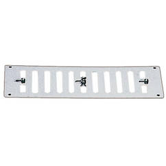 Вентиляційна решітка для човна катера та яхти Osculati 229×76 мм полірувана нержавіюча сталь Італія