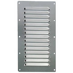 Вентиляційна решітка для човна катера та яхти Osculati 232х127 мм з нержавіючої сталі дзеркального полірування