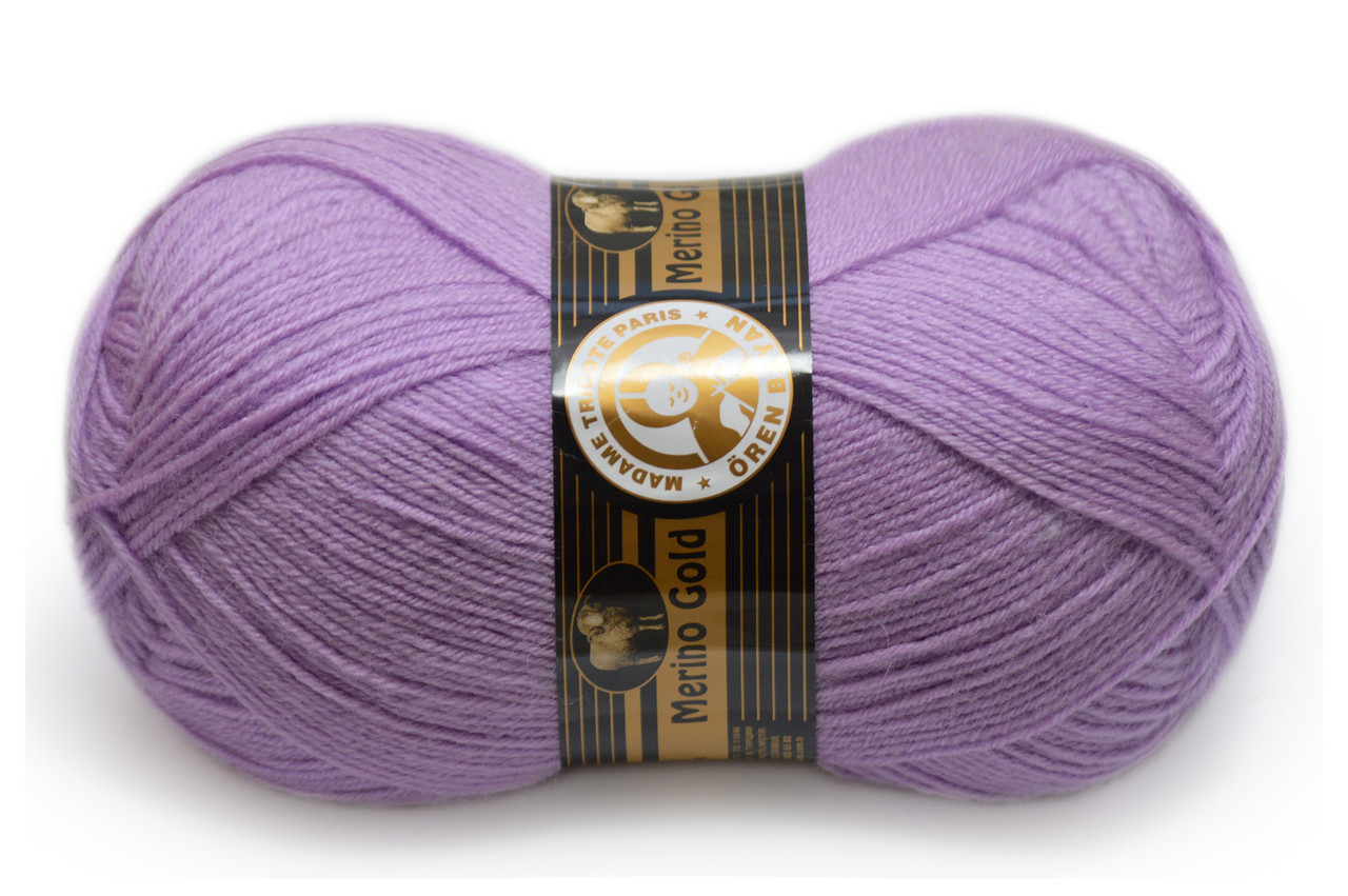 Madame Tricote Paris Merino Gold, Бузковий No056