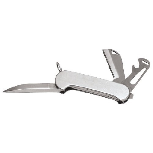Ніж багатофункціональний Osculati 10.285.05 5 функцій 100 мм з нержавіючої сталі для суден, фото 1