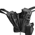 Чоловічий однолямочный рюкзак з екошкіри, фото 5