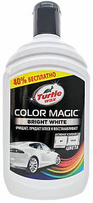 Підфарбовуюча поліроль Turtle Wax Color Magic білий 500 мл