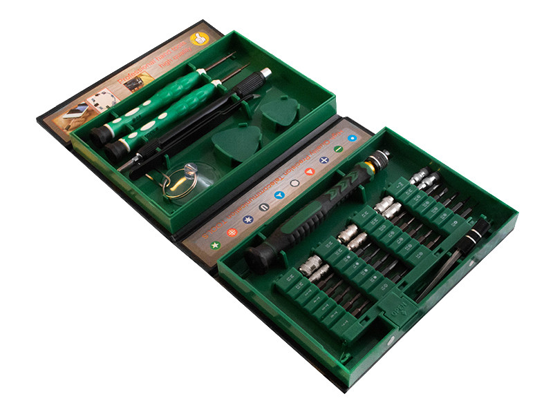 Викрутка Lemanso LTL10048 з набором біт та головок 38 предметів, фото 1