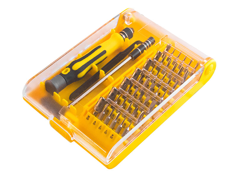 Викрутка Lemanso LTL10010 з набором біт та головок 42 предмета