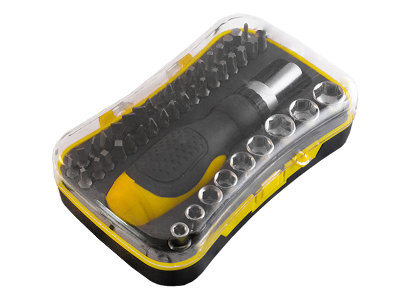 Викрутка Lemanso LTL10020 з набором біт та головок 46 предметів