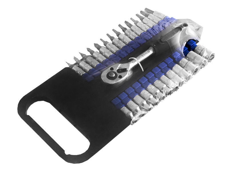 Набір головок і біт Lemanso LTL10013 з трещіткою 27 предметів