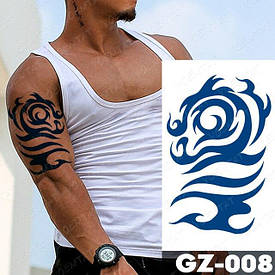 Juice (Пігментаційні). Флеш Тату. 18*11 См. Тимчасова, Перевідна, Візерунки. Середнє (15-19 См)