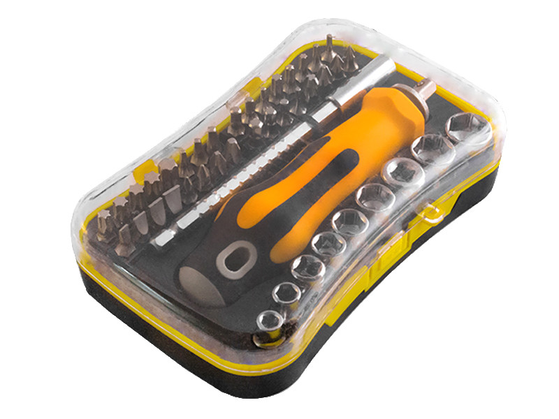 Викрутка Lemanso LTL10018 з набором біт та головок 43 предмета