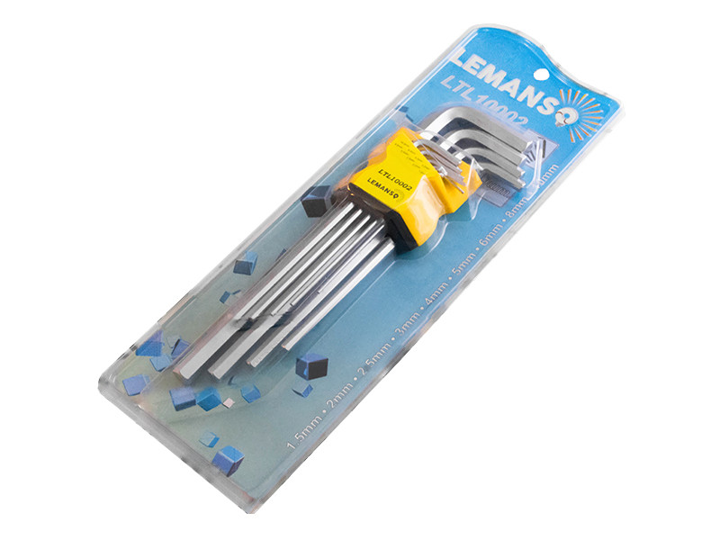 Набір шестигранних ключів Lemanso LTL10002 9 предметів