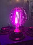 Світлодіодна лампа Biom FL-418 ST-64 8W E27 2350K Amber, фото 3