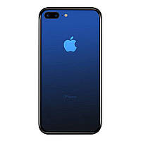 Чехол Amber-Glass для Iphone 7 Plus / 8 Plus бампер накладка градиент Blue