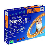 NexGard Spectra (Нексгард Спектра) таблетки от блох, клещей и глистов для собак от 2 до 3,5 кг