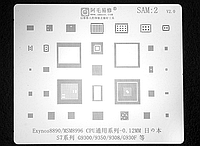 Трафарет BGA Amaoe MSM8996 CPU S7/ G9300/9350/9308/G930F V2.0 (SAM:2 , 0.12mm)