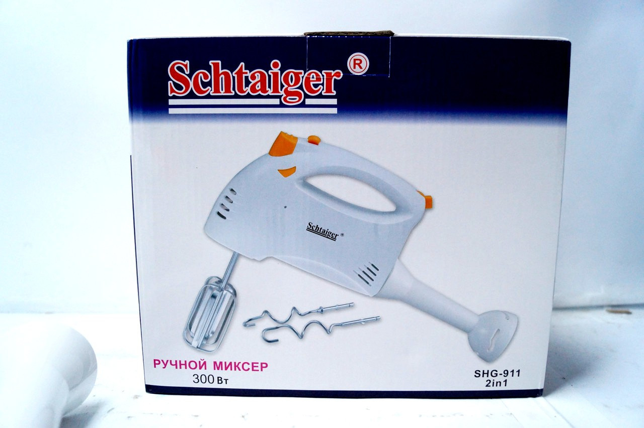 Миксер c блендером Schtaiger SHG-911 300Вт, 5 скоростей - фото 9 - id-p1335246765