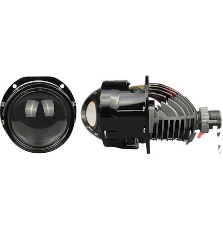 Світлодіодні LED-лінзи Bi-LED A1 2.5" H7/H4, фото 1