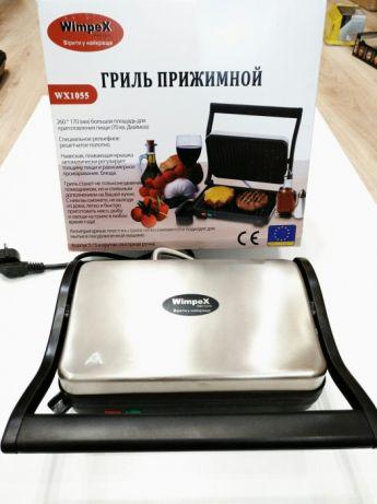 Контактний Гриль притискний, сендвічниця, бутербродниця, WX1055 на 1000W 