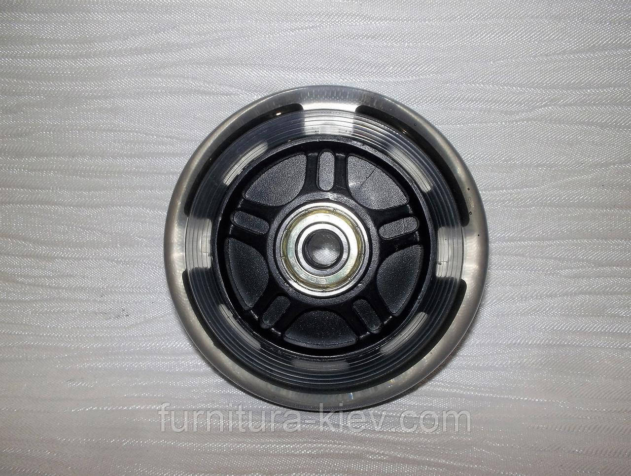 Колесо для ковзанів, роликів 80 мм світні, фото 1