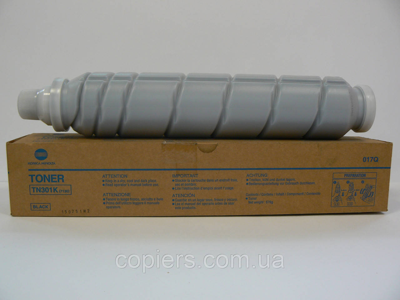 Тонер картридж TN-301k Konica Minolta 7022/7130/7222/7228, оригінал, tn301k