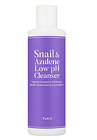 Гель с улиткой и азуленом Tiam Snail&Azulene Low pH Cleanser 200 мл