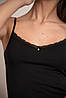 Жіноча чорна майка на бретелях Gabriela Jasmine Lingerie 3901/28, фото 2