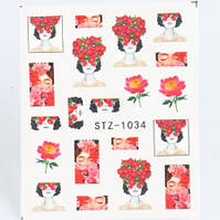 Слайдери на різнокольорові нігті - розмір наклейки 6*5см, інструкція по застосуванню є в описі