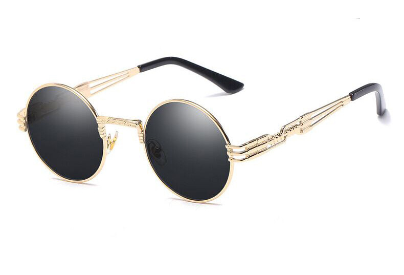 Стильные солнцезащитные очки Gold T2 - фото 1 - id-p1335355026