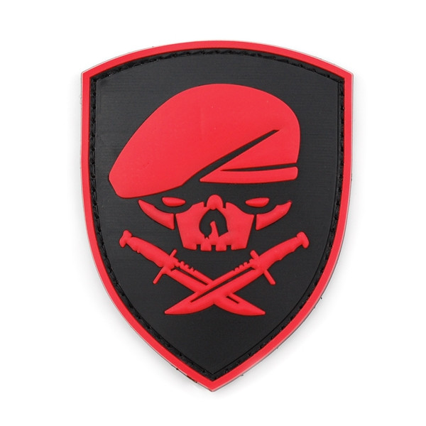 ПАТЧ VELCRO ЧЕРЕП У БЕРЕТІ
