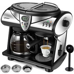 Комбінована кавоварка YOER Doppio CCM01BK