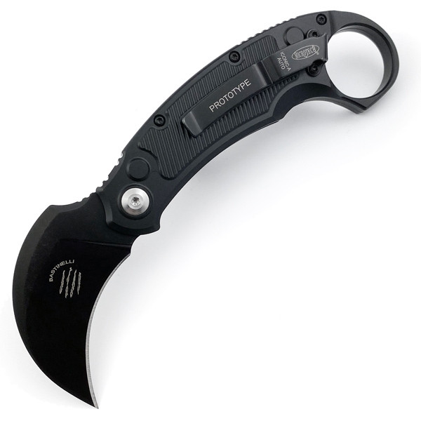 Ніж Microtech Bastinelli ICONIC Auto Karambit | сталь D2