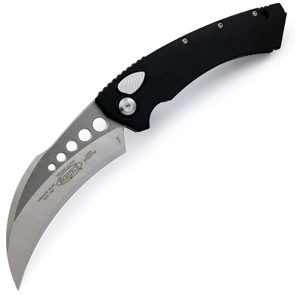 Ніж Microtech Custom Hawk Automatic Apocalyptic | сталь 5Cr15MoV