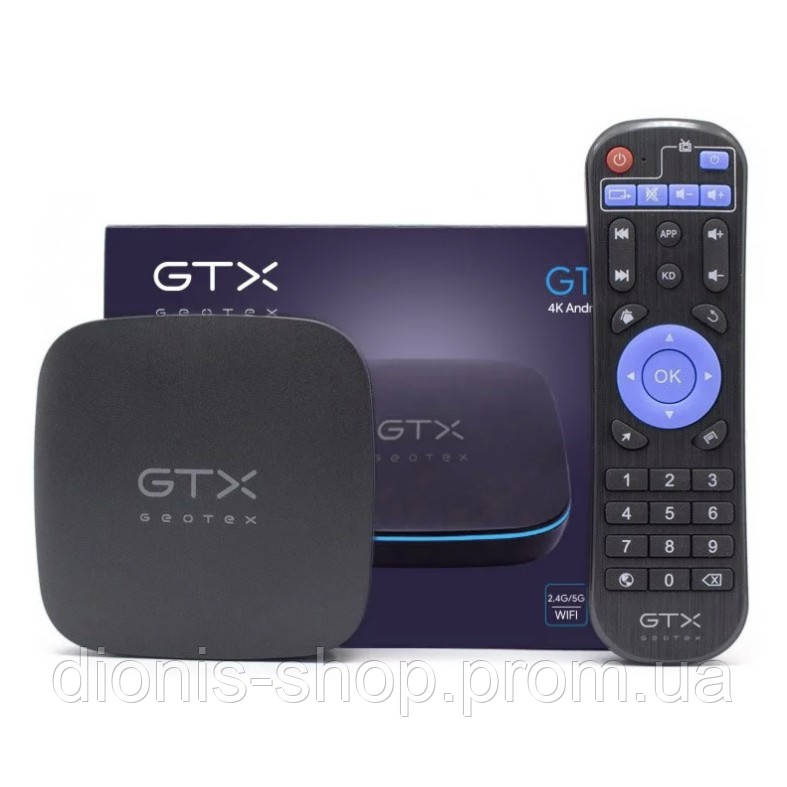 Geotex GTX-R2i Smart TV Box 2/16 Amlogic S905W 4-ядра Cortex-A55 Android 7.1 Программируемый пульт Wi-Fi - фото 4 - id-p1335386661