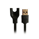 Кабель - зарядний дріт для Xiaomi Mi Band 3 - шнурок USB чорний, фото 4