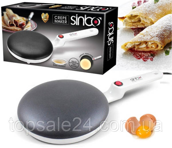 Сковорода для приготовления блинов Sinbo SP 5208 Crepe Maker. Электро блинница,для кухни - фото 2 - id-p1335400085