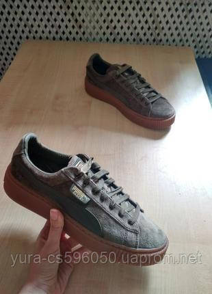 Женские кроссовки сникеры puma basket platform vr 366038 03 оригинал
