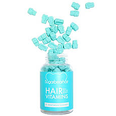 Вітаміни для росту волосся з біотином Sugarbearhair hair vitamins, вітаміни ведмедика для волосся, фото 2