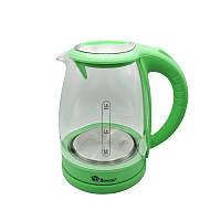 Електрочайник скляний Domotec MS-8112 2 л <unk> Чайник із підсвіткою