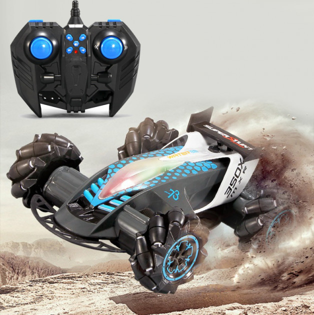 Машина на радіокеруванні DRIFTER Turbo Air-Released Дрифтова машинка з підсвіткою й парою обертається на 3600