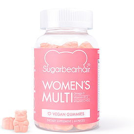 Витамины мишки Sugarbearhair Women's Multi Vegan Multivitamin