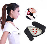 Бандаж шийний Sunroz Self heating neck guard band, з турмаліном і магнітами, для очищення та розрідження крові в, фото 5