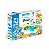 Дитячий 3D конструктор Puzzle Peg 4 в 1 із шурупокрутом і електровикруткою 224 деталі + бокс мозайка для, фото 9