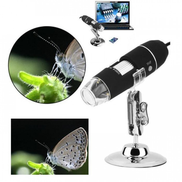 Портативний USB-диск цифровий USB Digital microscope Zoom 50-500X PLUS з LED-підсвіткою,Фото та відео