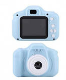 Дитяча Фотокамера Sonmax з 2.0" дисплеєм і з функцією відео Синя (V3698), фото 4