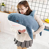 М'яка іграшка акула shark doll 60 см, дитяча м'яка іграшка (00-3842), фото 4