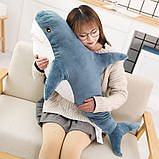 М'яка іграшка акула shark doll 60 см, дитяча м'яка іграшка (00-3842), фото 8