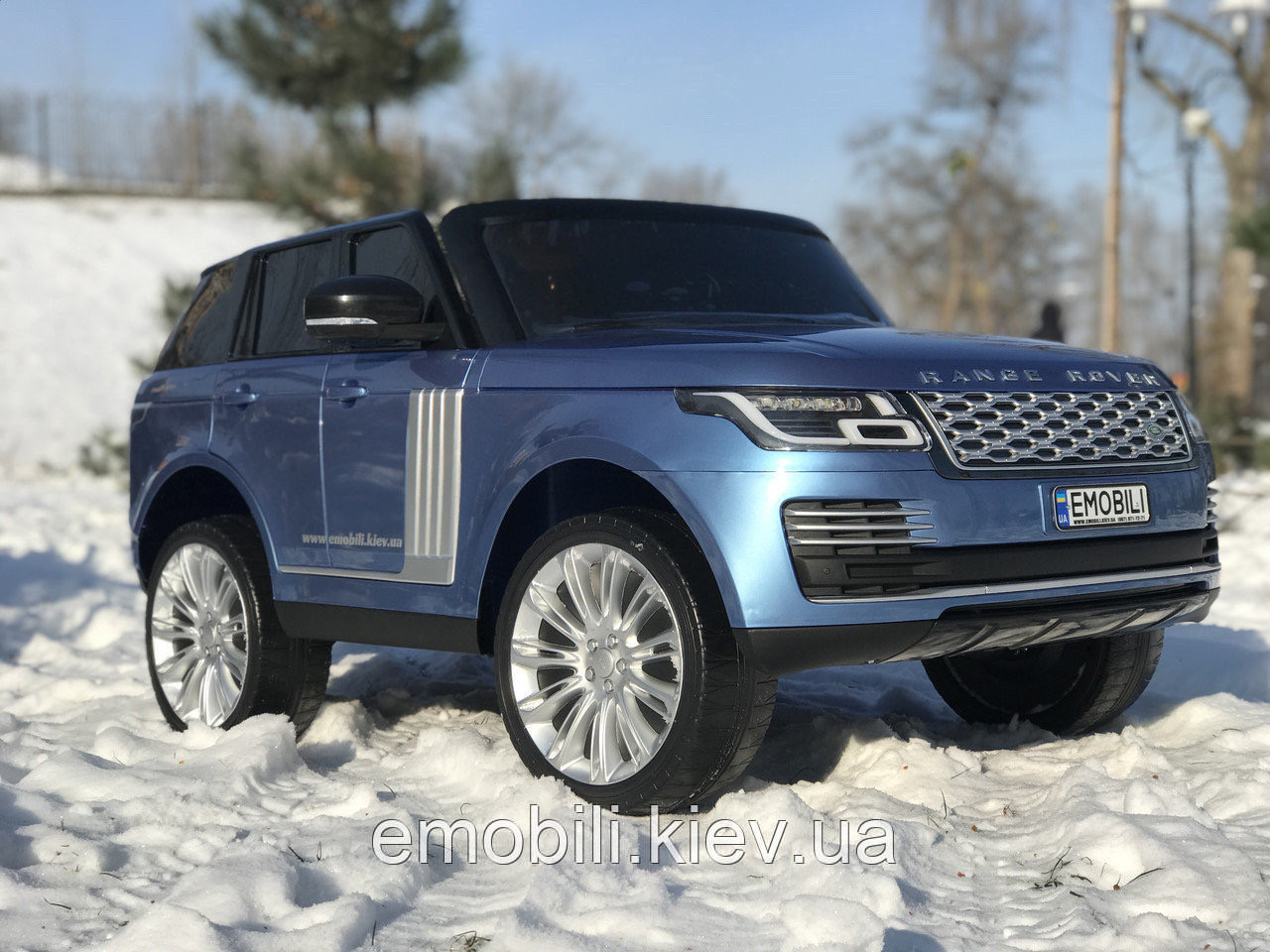 Дитячий джип Range Rover, АКБ 12 V 27 Ah, підігрівання 2 сидінь, LED підсвітка днища та ніг, фото 1