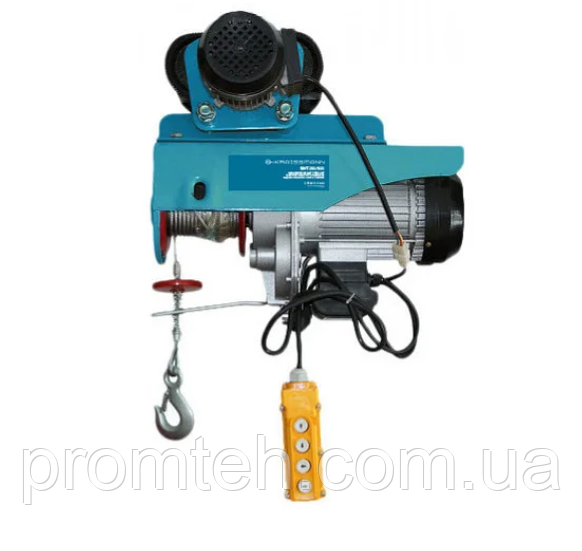 Підйомник електричний (тельфер) KRAISSMANN SHT 600/1200 (з саморушним візком), фото 1