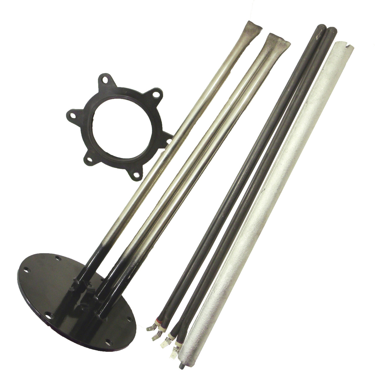 Фланець-колба бойлера Gorenje Ø165мм під сухі тени в зборі з тенами, анодом і прокладкою, фото 1